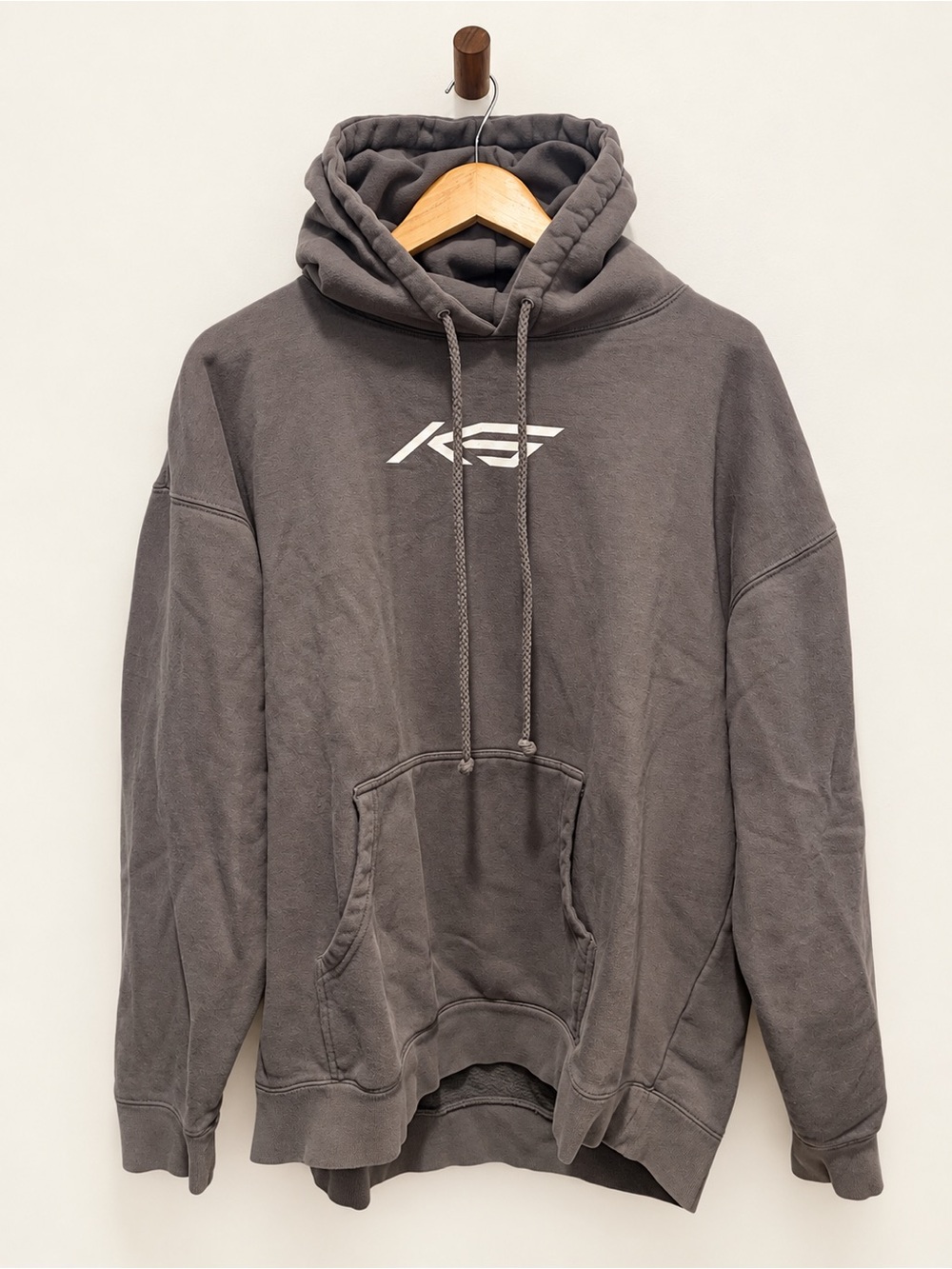 RUDIS Kyle Snyder Gray Yin Yang Graphic Pullover Wrestling Hoodie